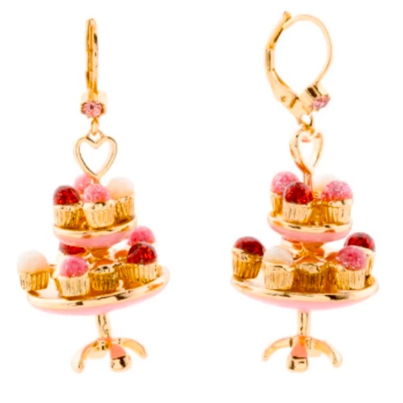 Betsey Johnson Jewelry - New BETSEY JOHNSON CUPCAKES EARRINGS